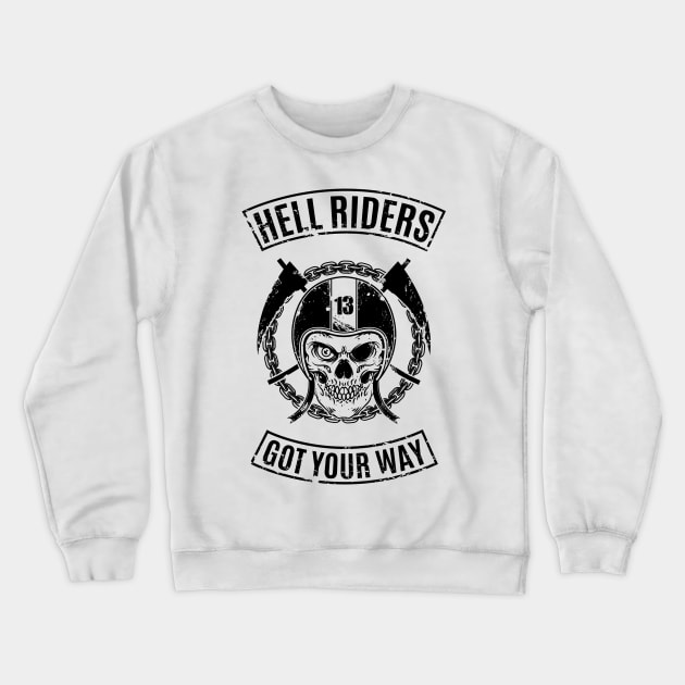 Hell riders Crewneck Sweatshirt by akawork280